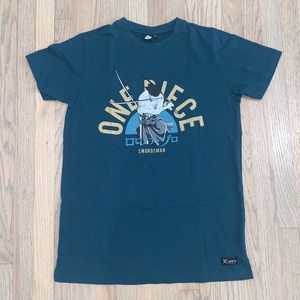 One Piece Roronoa Zoro Swordsman shirt, teal, size Small